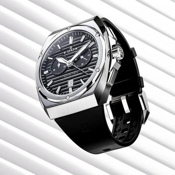 Ceas de mână pentru bărbați Edox 10118-3CA-NIN Cuarț / 43 mm photo 3