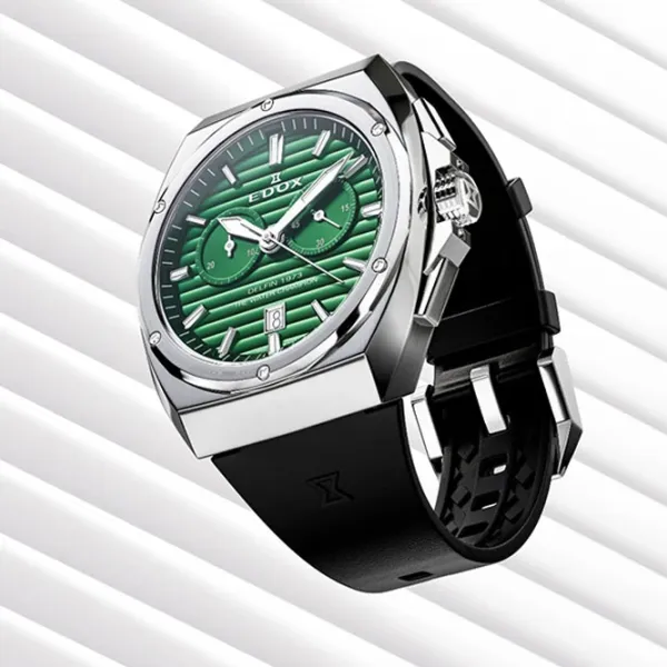 Ceas de mână pentru bărbați Edox 10118-3CA-VIN Cuarț / 43 mm photo 3