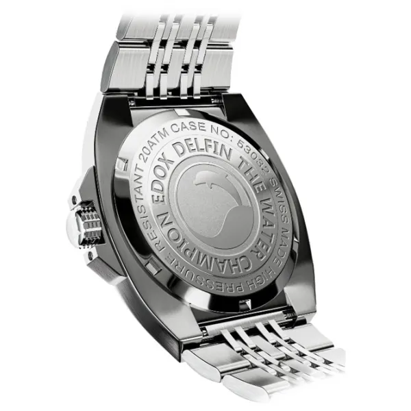 Ceas de mână pentru bărbați Edox 53032-3M-VIN Cuarț / 41 mm photo 2