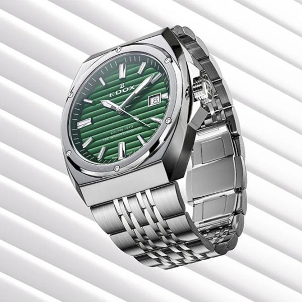 Ceas de mână pentru bărbați Edox 53032-3M-VIN Cuarț / 41 mm photo 3