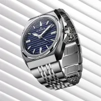 Ceas de mână pentru bărbați Edox 80142-3M-BUIN Mecanic / 41 mm photo 2