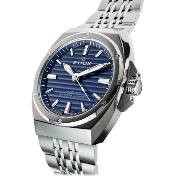 Ceas de mână pentru bărbați Edox 80142-3M-BUIN Mecanic / 41 mm photo 3