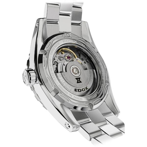 Ceas de mână pentru bărbați Edox 80140-3M-BUIN Mecanic / 40 mm photo 4