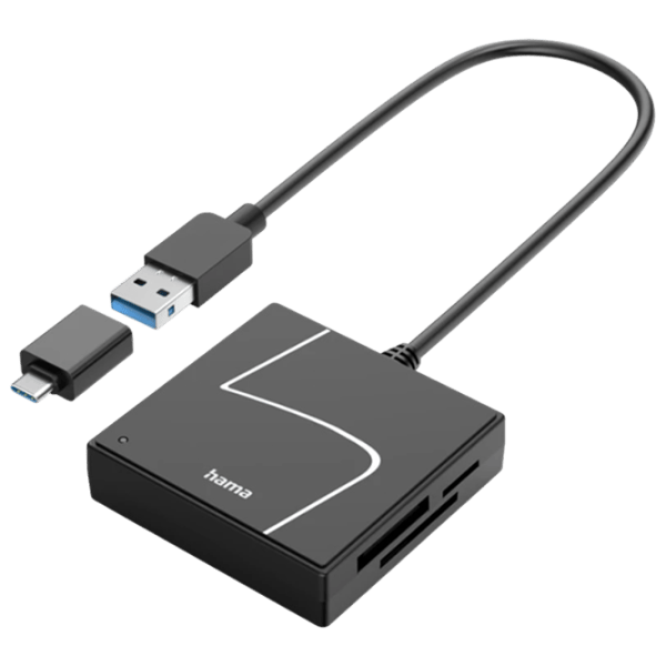 Cititor de carduri Hama 200148  USB 3.0 / Black photo 1