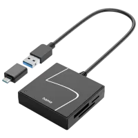Cititor de carduri Hama 200148  USB 3.0 / Black