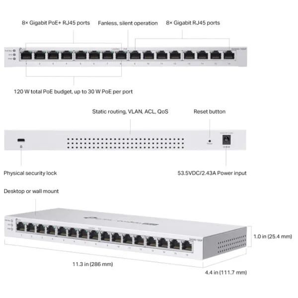 Switch TP-Link Omada Pro Gray photo 7