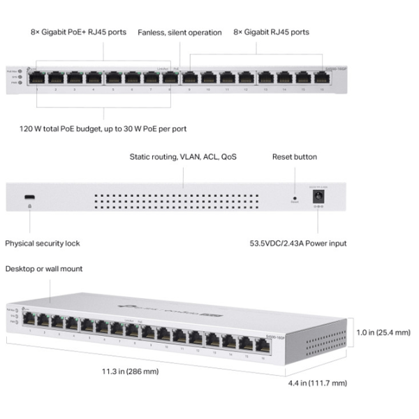 Switch TP-Link Omada Pro Gray photo 7