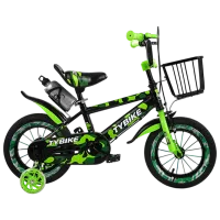 Велосипед TyBike BK-3 12"  Алюминий / Зеленый Черный
