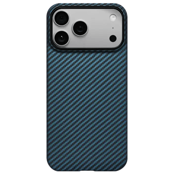 Чехол для смартфона Apple iPhone 17 Pro Max Pitaka / MagSafe Back / ТПУ / Синий Черный photo 1