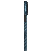 Husă pentru smartphone Apple iPhone 17 Pro Max Pitaka / MagSafe Back / TPU / Blue Black photo 2