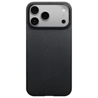 Чехол для смартфона Apple iPhone 17 Pro Max Pitaka / MagSafe Back / ТПУ / Серый Черный
