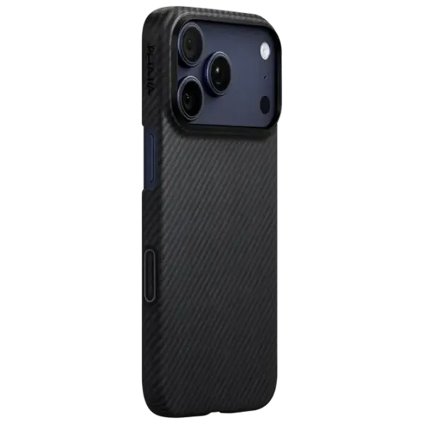 Чехол для смартфона Apple iPhone 17 Pro Max Pitaka / MagSafe Back / ТПУ / Серый Черный photo 3