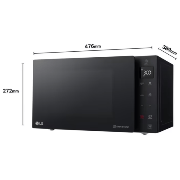 Cuptor cu microunde LG MH6535GDS Standart / 1000 W / Black photo 6