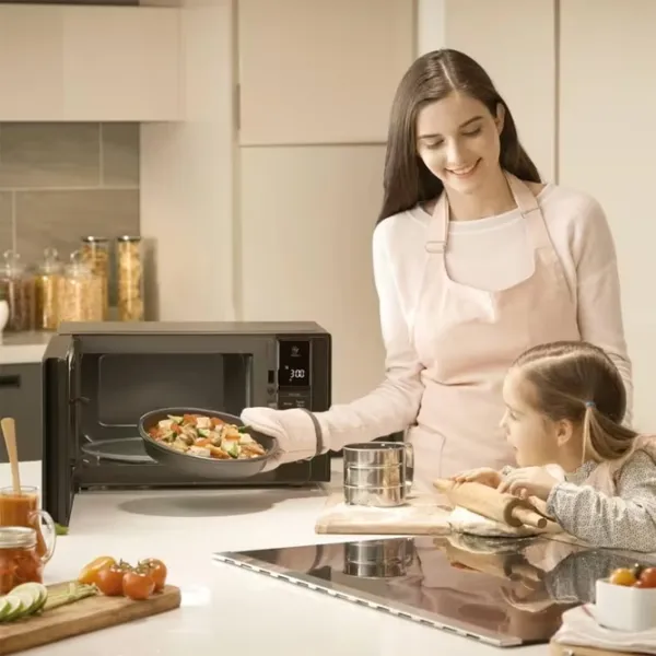 Cuptor cu microunde LG MH6535GDS Standart / 1000 W / Black photo 8