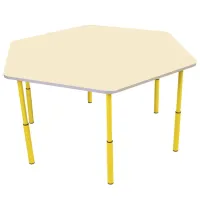 Măsuță pentru copii Tisam 0307 Cream / Metal / 3+