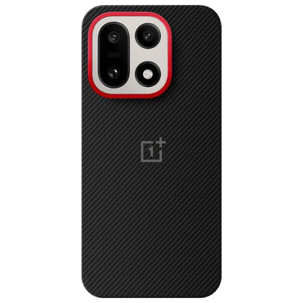 Чехол для смартфона OnePlus 15 OnePlus / MagSafe Back / Арамидное волокно / Красный Черный photo 1