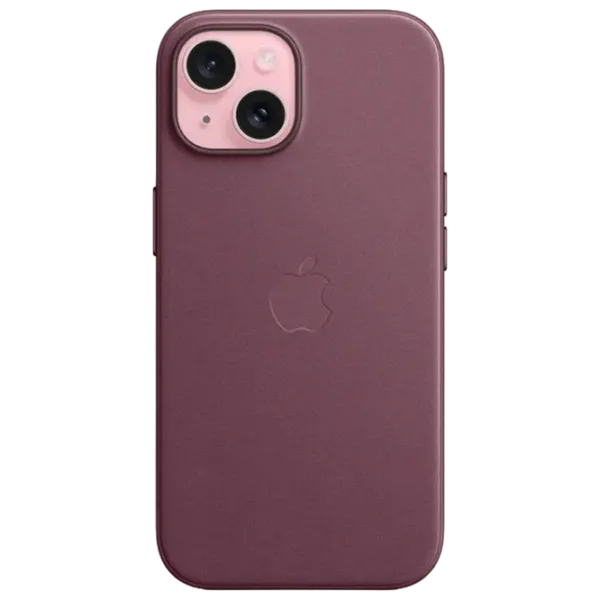 Husă pentru smartphone Apple iPhone 15 Apple / MagSafe Back / Poliester / Mulberry photo 1