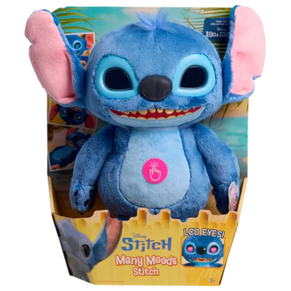 Интерактивная игрушка Stitch Disney Many Moods Of Stitch Plush  3+ / Синий photo 1