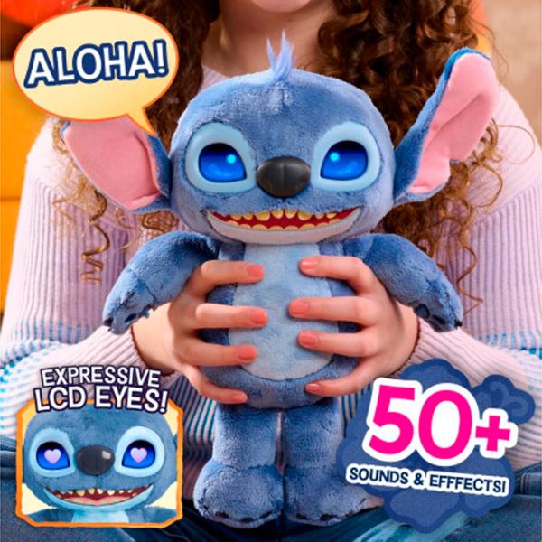 Интерактивная игрушка Stitch Disney Many Moods Of Stitch Plush  3+ / Синий photo 5