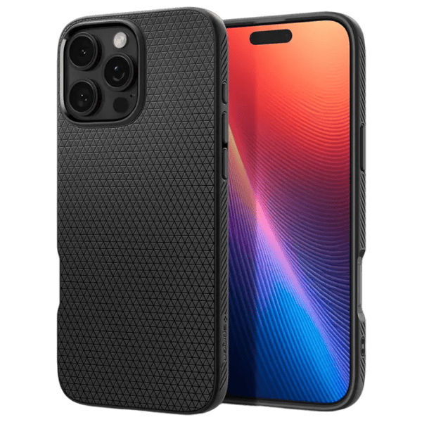 Husă pentru smartphone Apple iPhone 16 Pro Max Spigen / Back / TPU / Black Black Matt photo 1
