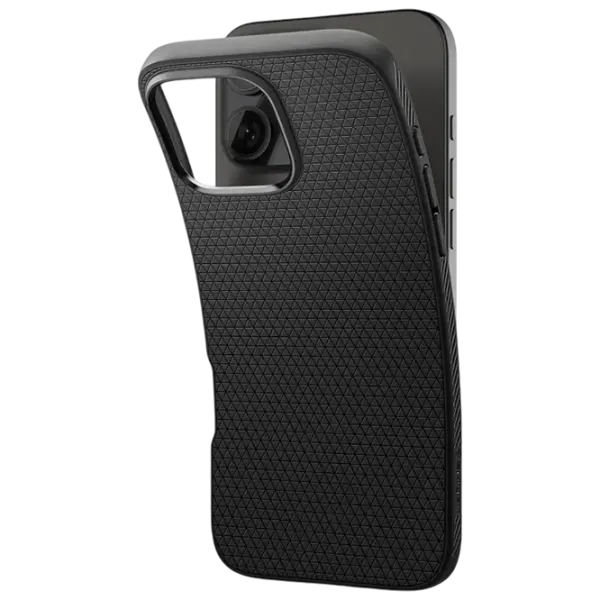 Husă pentru smartphone Apple iPhone 16 Pro Max Spigen / Back / TPU / Black Black Matt photo 4