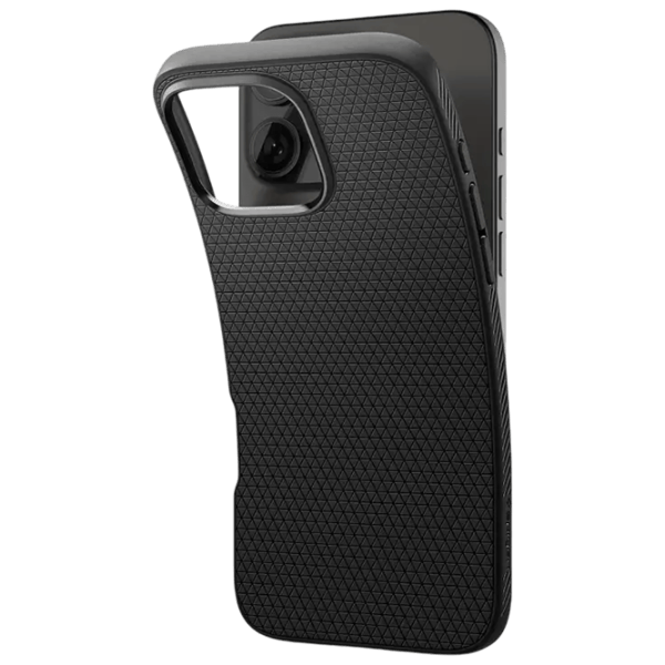 Husă pentru smartphone Apple iPhone 16 Pro Max Spigen / Back / TPU / Black Black Matt photo 4