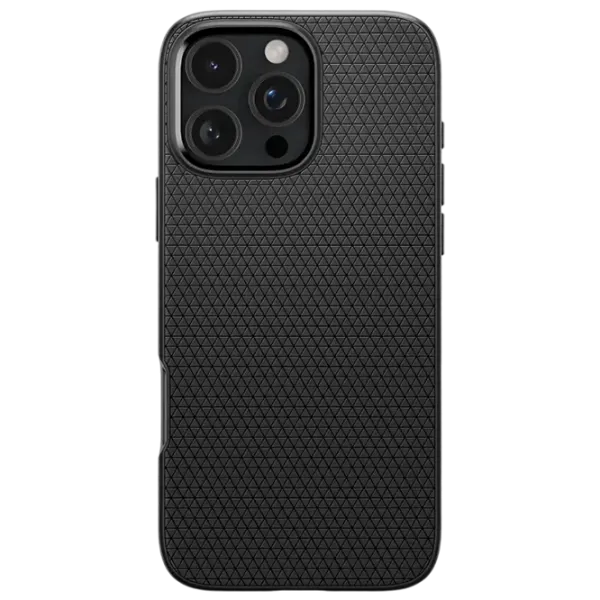 Husă pentru smartphone Apple iPhone 16 Pro Max Spigen / Back / TPU / Black Black Matt photo 5