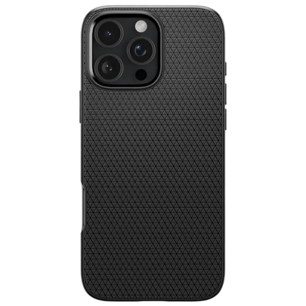 Husă pentru smartphone Apple iPhone 16 Pro Max Spigen / Back / TPU / Black Black Matt photo 5