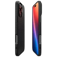 Husă pentru smartphone Apple iPhone 16 Pro Max Spigen / Back / TPU / Black Black Matt photo 6