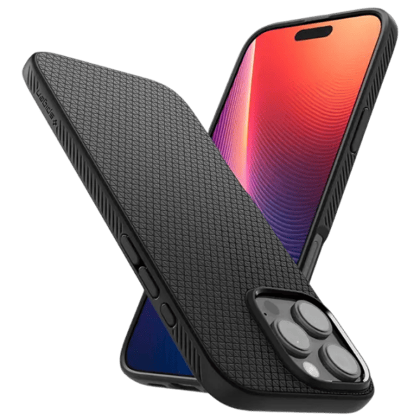 Husă pentru smartphone Apple iPhone 16 Pro Max Spigen / Back / TPU / Black Black Matt photo 7
