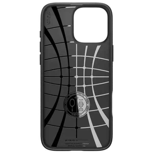 Husă pentru smartphone Apple iPhone 16 Pro Max Spigen / Back / TPU / Black Black Matt photo 9