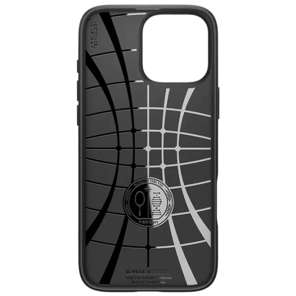 Husă pentru smartphone Apple iPhone 16 Pro Max Spigen / Back / TPU / Black Black Matt photo 9