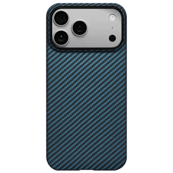 Husă pentru smartphone Apple iPhone 17 Pro Pitaka / MagSafe Back / TPU / Blue Black photo 1