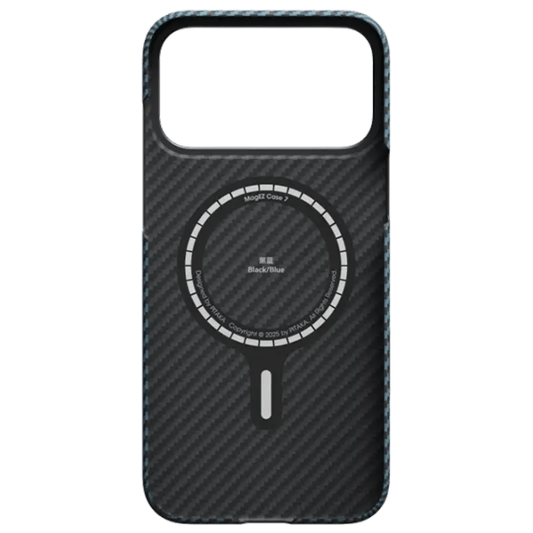 Husă pentru smartphone Apple iPhone 17 Pro Pitaka / MagSafe Back / TPU / Blue Black photo 2