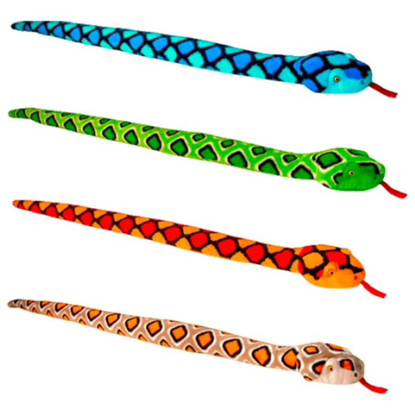 Jucărie moale Keel Toys Keeleco snake SE1165 1+ / Multicolor photo 1
