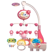 Игрушка для колясок и кроваток Hola Toys 29516  0+ / Розовый