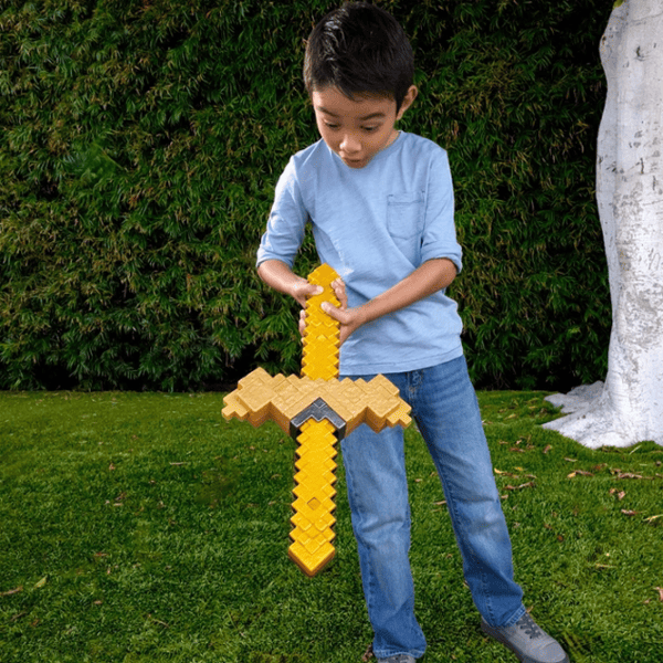 Меч Mattel Click and Switch Sword and Pickaxe JKC15 6+ / / Коричневый photo 7