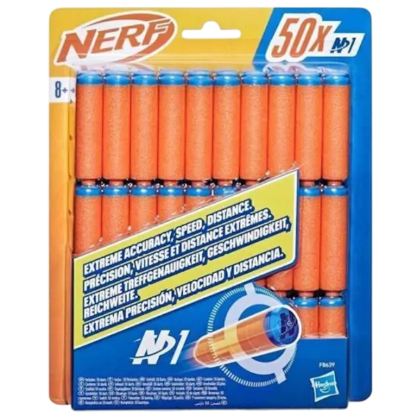 Боеприпасы Nerf Refill F8639  / пуля / Оранжевый photo 1