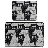 Набор ковриков для ванной Trendy White Cats Полиэстер / Белый photo 5