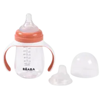 Biberon Beaba B913585 Unisex / 4+ luni / Terracotta