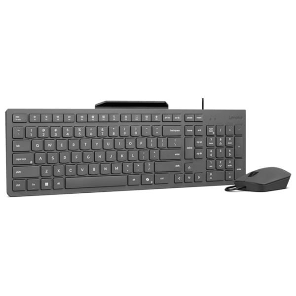 Клавиатура и Мышь Lenovo 310 Проводная / Серый photo 3