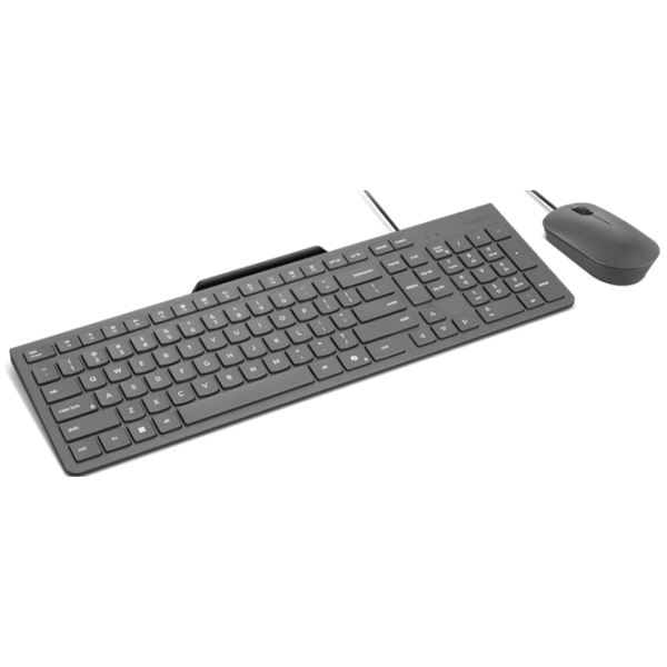 Клавиатура и Мышь Lenovo 310 Проводная / Серый photo 4