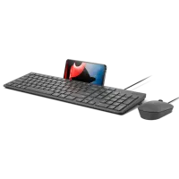 Клавиатура и Мышь Lenovo 310 Проводная / Серый photo 5