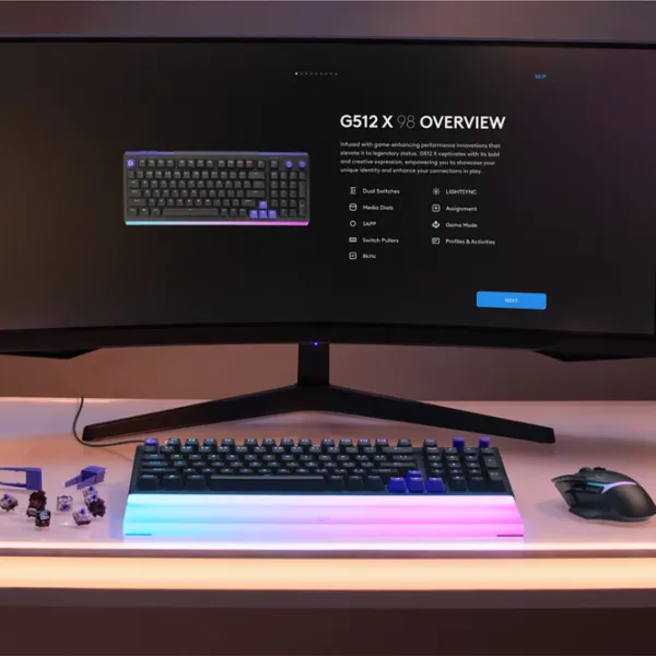 Tastatură Logitech G512 X 98 Cu fir / Black photo 9