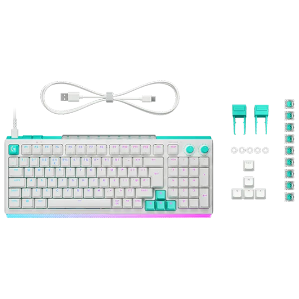 Tastatură Logitech G512 X 98 Cu fir / White photo 3