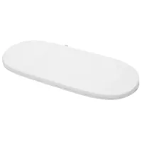 Salteluța pentru cărucior Sensillo Classic Bumbac, Poliester / Fără desen / White photo 2