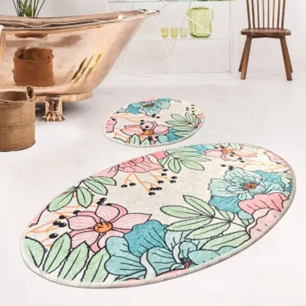 Набор ковриков для ванной Trendy Spring Полиэстер / Разноцветный photo 3