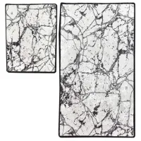 Набор ковриков для ванной Trendy Marble Полиэстер / Белый photo 3