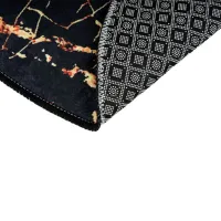 Набор ковриков для ванной Trendy Goldes Полиэстер / Черный photo 4