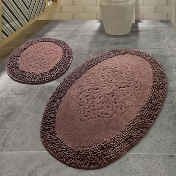 Набор ковриков для ванной Trendy Piante Хлопок / Коричневый photo 3